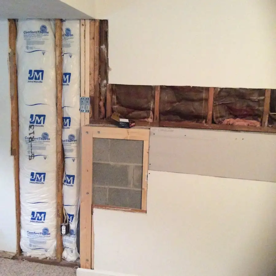 Wall insulation replacement during Structural Drying in Miami